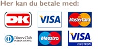 Grusogaffald.dk tager imod alle størrer kreditkort